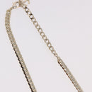 CHANEL Necklace metal Gold Tone CC Auth ka4882SAM-6
