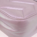 GUCCI GG Marmont Chain Shoulder Bag Leather Pink Gold 739682 Auth ka4883M-17