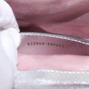 GUCCI GG Marmont Chain Shoulder Bag Leather Pink Gold 739682 Auth ka4883M-11
