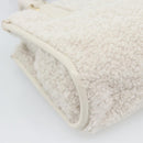 Miu Miu Hand Bag Shearing 2way White Gold Auth ka4884SAM-18