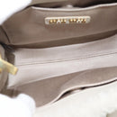 Miu Miu Hand Bag Shearing 2way White Gold Auth ka4884SAM-11