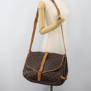 LOUIS VUITTON Monogram Saumur 35 Shoulder Bag M42254 LV Auth ka4885-29