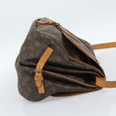 LOUIS VUITTON Monogram Saumur 35 Shoulder Bag M42254 LV Auth ka4885-4