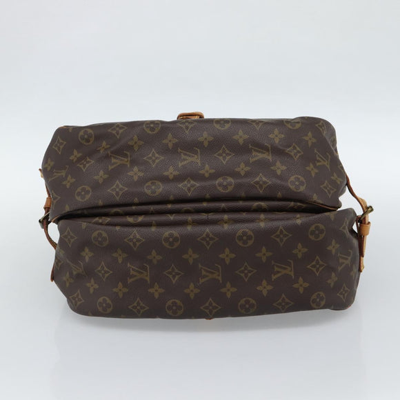 LOUIS VUITTON Monogram Saumur 35 Shoulder Bag M42254 LV Auth ka4885