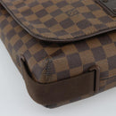 LOUIS VUITTON Damier Ebene Brooklyn MM Shoulder Bag N51211 LV Auth ka4886-14