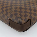 LOUIS VUITTON Damier Ebene Brooklyn MM Shoulder Bag N51211 LV Auth ka4886-15