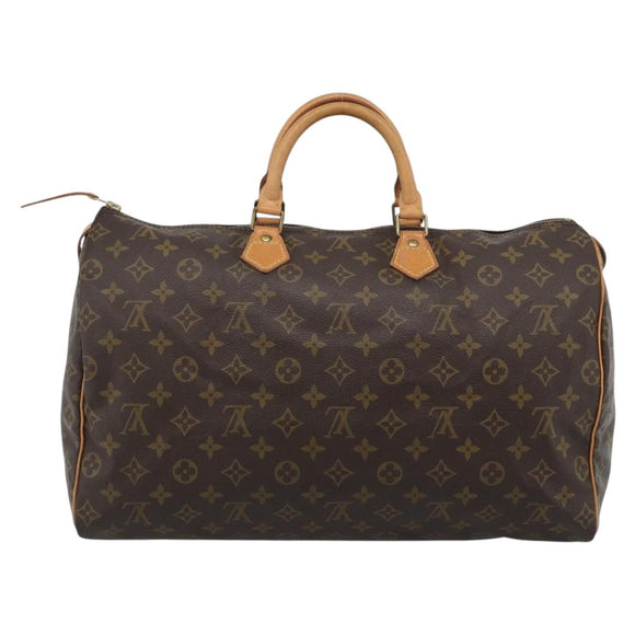 LOUIS VUITTON Monogram Speedy 40 Hand Bag M41522 LV Auth ka4888