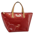 LOUIS VUITTON Monogram Vernis Bellevue PM Bag Pomme D'amour M93583 Auth ka4891-1