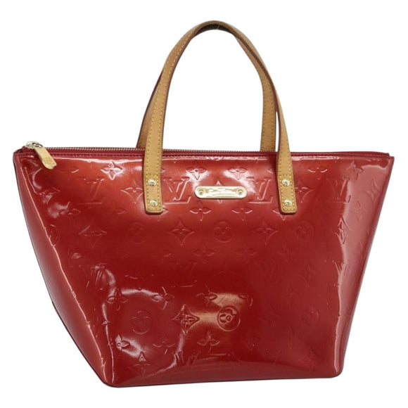 LOUIS VUITTON Monogram Vernis Bellevue PM Bag Pomme D'amour M93583 Auth ka4891