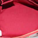 LOUIS VUITTON Monogram Vernis Bellevue PM Bag Pomme D'amour M93583 Auth ka4891-11