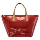 LOUIS VUITTON Monogram Vernis Bellevue PM Bag Pomme D'amour M93583 Auth ka4891-13