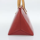 LOUIS VUITTON Monogram Vernis Bellevue PM Bag Pomme D'amour M93583 Auth ka4891-4