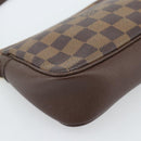 LOUIS VUITTON Damier Ebene Trousse Makeup Pouch N51982 LV Auth ka4893V-15
