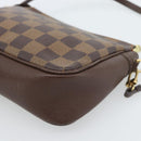 LOUIS VUITTON Damier Ebene Trousse Makeup Pouch N51982 LV Auth ka4893V-16