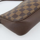 LOUIS VUITTON Damier Ebene Trousse Makeup Pouch N51982 LV Auth ka4893V-17