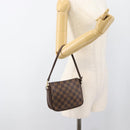 LOUIS VUITTON Damier Ebene Trousse Makeup Pouch N51982 LV Auth ka4893V-21