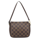 LOUIS VUITTON Damier Ebene Trousse Makeup Pouch N51982 LV Auth ka4893V-2