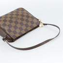 LOUIS VUITTON Damier Ebene Trousse Makeup Pouch N51982 LV Auth ka4893V-7