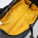 CHANEL Cambon Line Matelasse Tote Bag Leather Black Silver CC Auth ka4895SAM-7