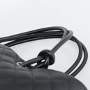 CHANEL Cambon Line Matelasse Tote Bag Leather Black Silver CC Auth ka4895SAM-14