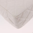 CHANEL Matelasse Chain Shoulder Bag Patent leather White Gold CC Auth ka4897SAM-17