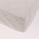 CHANEL Matelasse Chain Shoulder Bag Patent leather White Gold CC Auth ka4897SAM-18