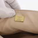 CHANEL Matelasse Chain Shoulder Bag Patent leather White Gold CC Auth ka4897SAM-11