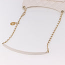 CHANEL Matelasse Chain Shoulder Bag Patent leather White Gold CC Auth ka4897SAM-8