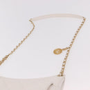 CHANEL Matelasse Chain Shoulder Bag Patent leather White Gold CC Auth ka4897SAM-14
