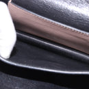 PRADA Shoulder Bag Saffiano leather Beige Silver Auth ka4901V-21