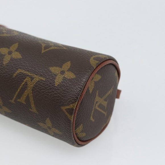 LOUIS VUITTON Monogram Papillon Pouch LV Auth ka4902