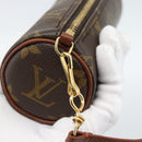 LOUIS VUITTON Monogram Papillon Pouch LV Auth ka4902-17