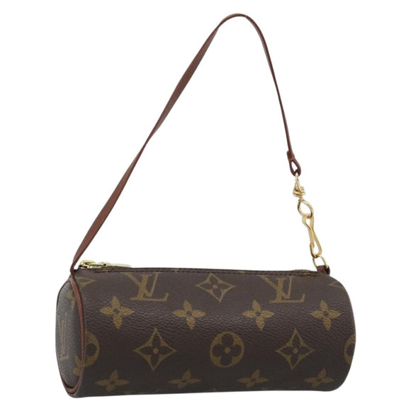 LOUIS VUITTON Monogram Papillon Pouch LV Auth ka4902