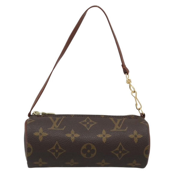 LOUIS VUITTON Monogram Papillon Pouch LV Auth ka4902