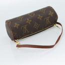 LOUIS VUITTON Monogram Papillon Pouch LV Auth ka4902-7