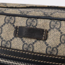 GUCCI GG Supreme Shoulder Bag PVC Navy Silver 201448 Auth ka4904-18