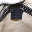 GUCCI GG Supreme Shoulder Bag PVC Navy Silver 201448 Auth ka4904-20