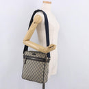 GUCCI GG Supreme Shoulder Bag PVC Navy Silver 201448 Auth ka4904-25