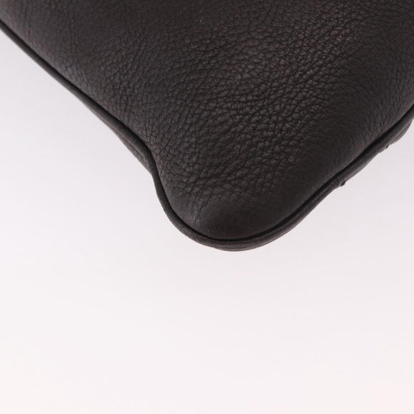 GUCCI Shoulder Bag Leather Brown Silver 233329 Auth ka4905