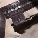 GUCCI Shoulder Bag Leather Brown Silver 233329 Auth ka4905-17