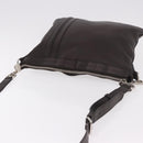 GUCCI Shoulder Bag Leather Brown Silver 233329 Auth ka4905-6