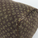 LOUIS VUITTON Monogram Mini Lin Speedy 30 Bag Brown Ebene M95224 LV Auth ka4907-16