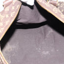 LOUIS VUITTON Monogram Mini Lin Speedy 30 Bag Brown Ebene M95224 LV Auth ka4907-10