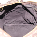 LOUIS VUITTON Monogram Mini Lin Speedy 30 Bag Brown Ebene M95224 LV Auth ka4907-18