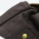 LOUIS VUITTON Monogram Mini Lin Speedy 30 Bag Brown Ebene M95224 LV Auth ka4907-12