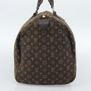 LOUIS VUITTON Monogram Mini Lin Speedy 30 Bag Brown Ebene M95224 LV Auth ka4907-3