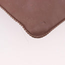 LOEWE Anagram Hand Bag Leather Pink Gold Auth ka4908-9