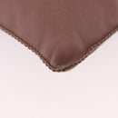LOEWE Anagram Hand Bag Leather Pink Gold Auth ka4908-15