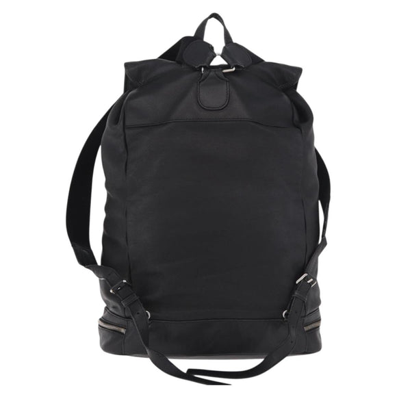 BALENCIAGA Backpack Leather Black Silver 340138 Auth ka4909