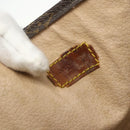 LOUIS VUITTON Monogram Sac Plat Hand Bag M51140 LV Auth ka491-10